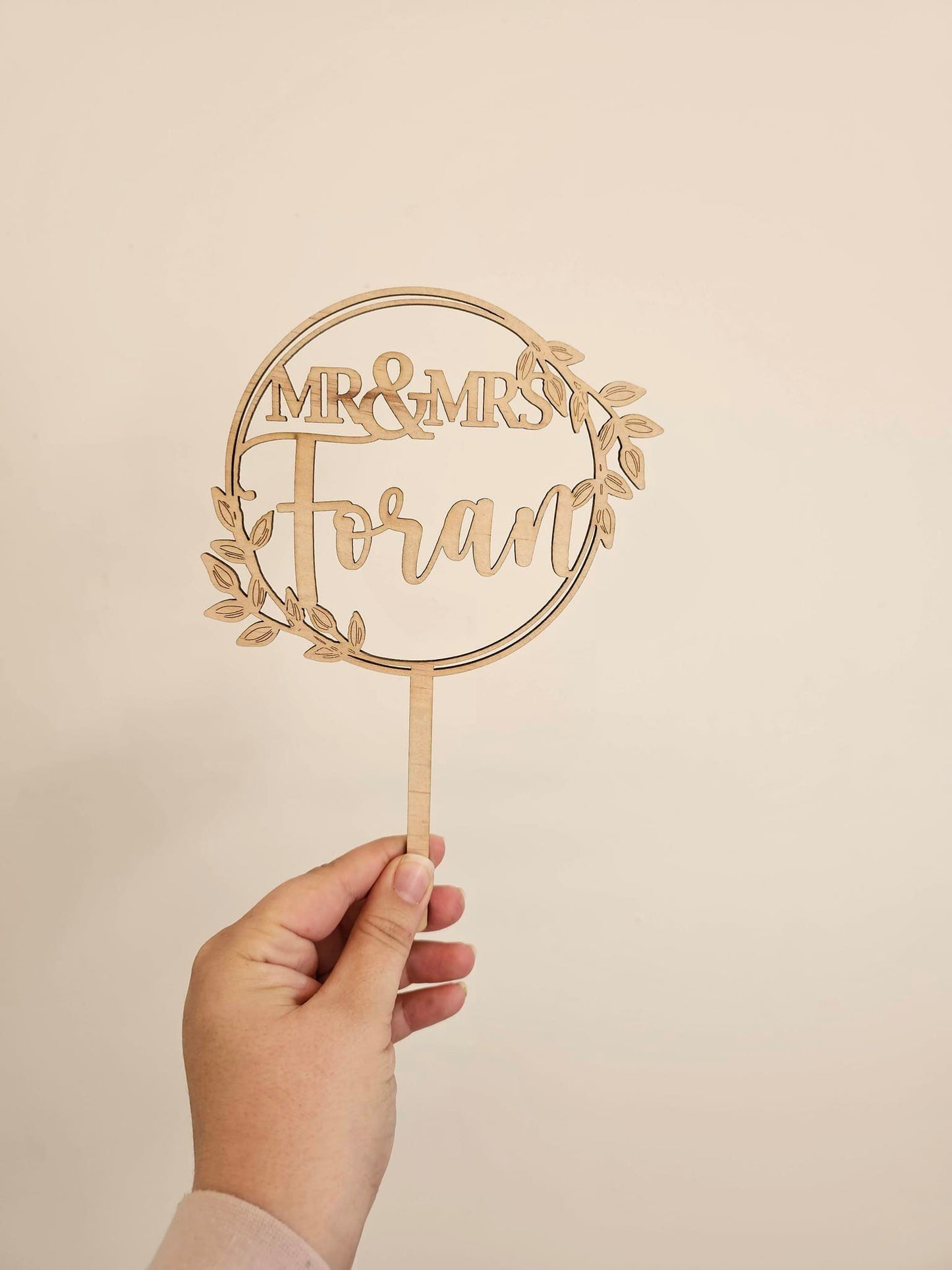 Cake Topper - Single Layer