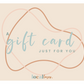 Local Laser Gift Card