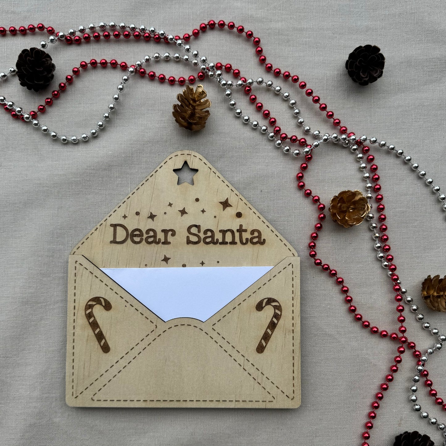 Christmas - Wooden Envelope