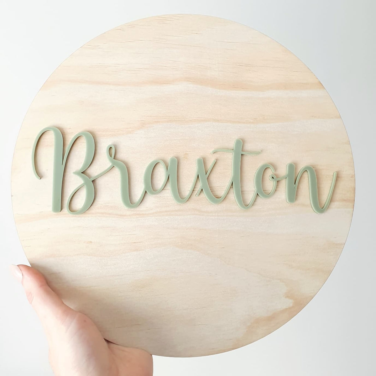 Bas Name Sign Name Signs - Wood Base – Local Laser