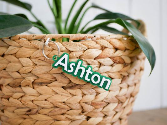 3D Name bag tag