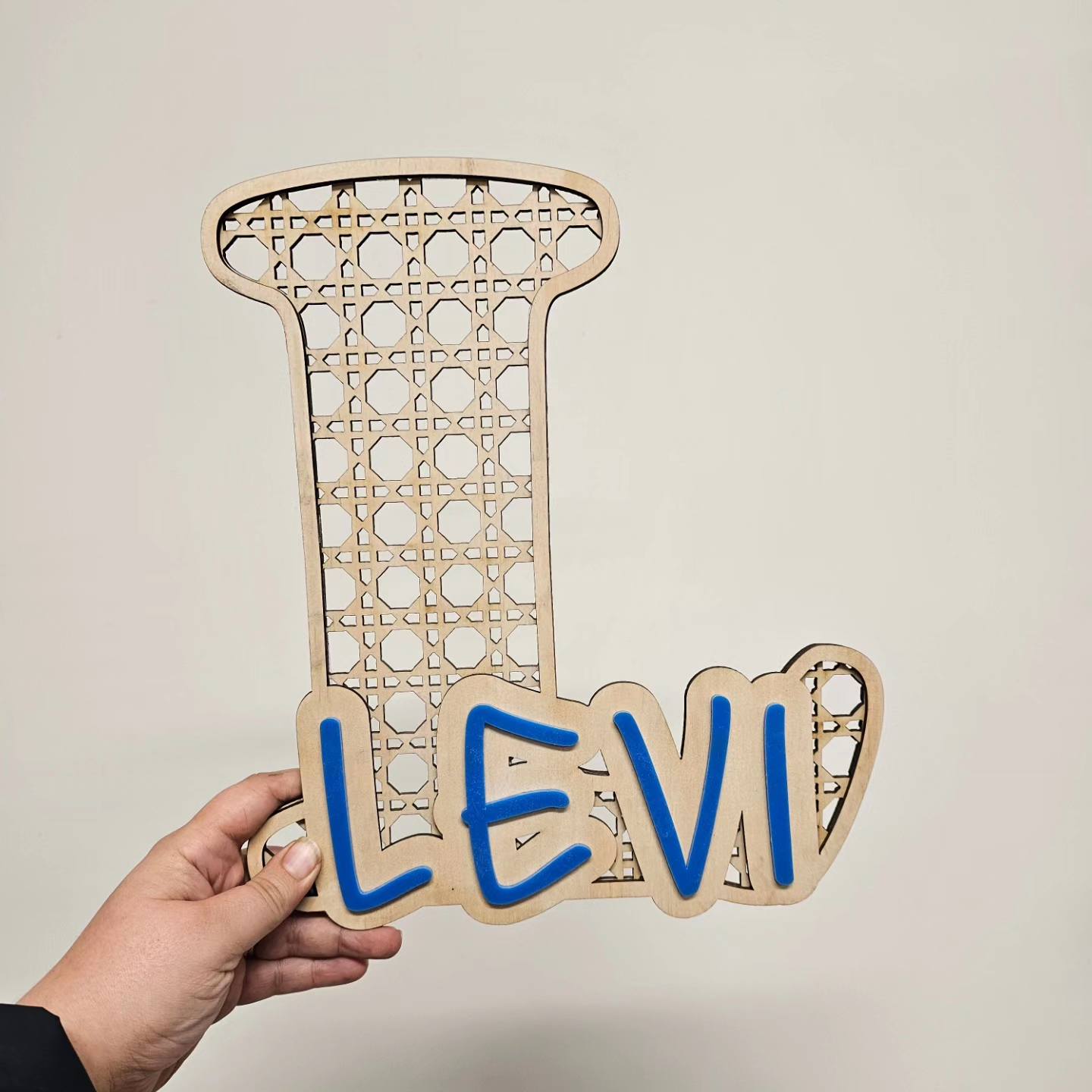 Threading Wicker Letters Rattan Letters – Local Laser