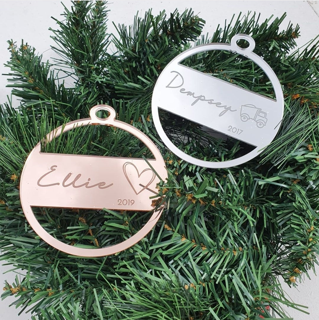 Christmas - Mirror Ornaments