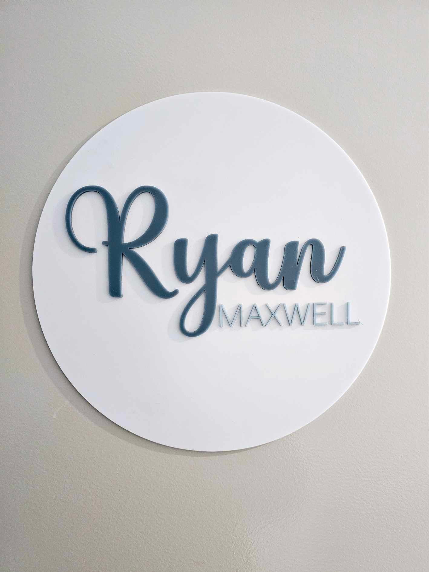 Name Signs - Acrylic Base